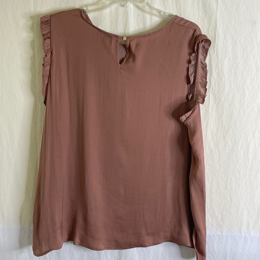 NWT Liz Claiborne Sleeveless Blouse, Women's Size XXL, Copper NEW MSRP $44 * - Picture 3 of 8
